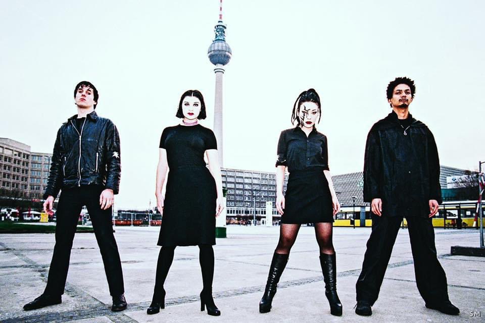 25YearsAgoLive's tweet image. Musical group Atari Teenage Riot starts an actual riot in Berlin with their anti-government lyrics.