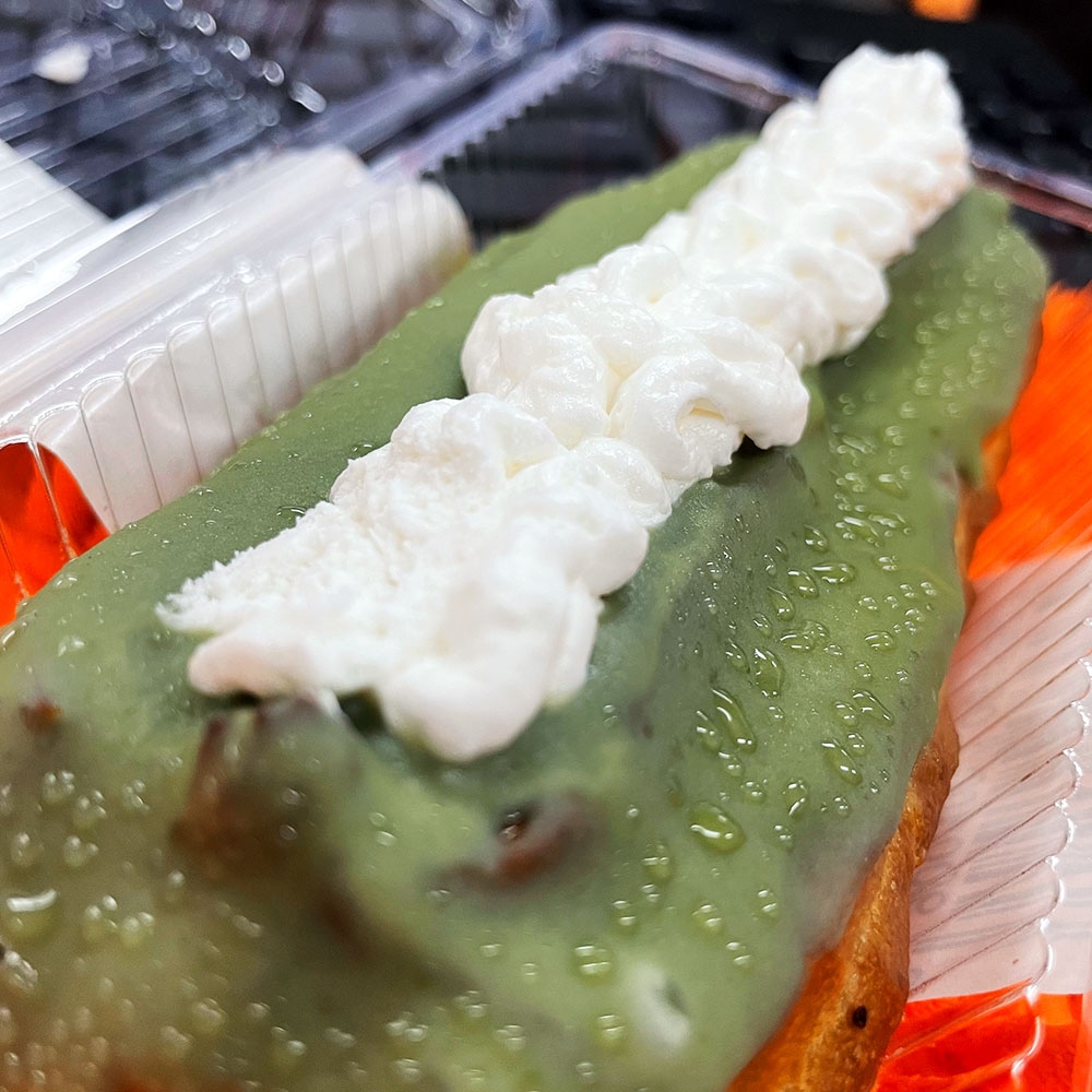 .Fumiya's Matcha EcLair.⁡
⁡🍵🧀🎂
⁡#fumyasmatchaeclair #matcha #eclair #lawsonph #Fumiya #FumiyaxLawson #LawsonCreations #LawsonYourZone #LawsonPhilippines #GrandNeighborhoodMeetUp #colddrinks #抹茶チズケーキ #抹茶 #抹茶大好き #matchaislife #ilikematcha #ilovematcha