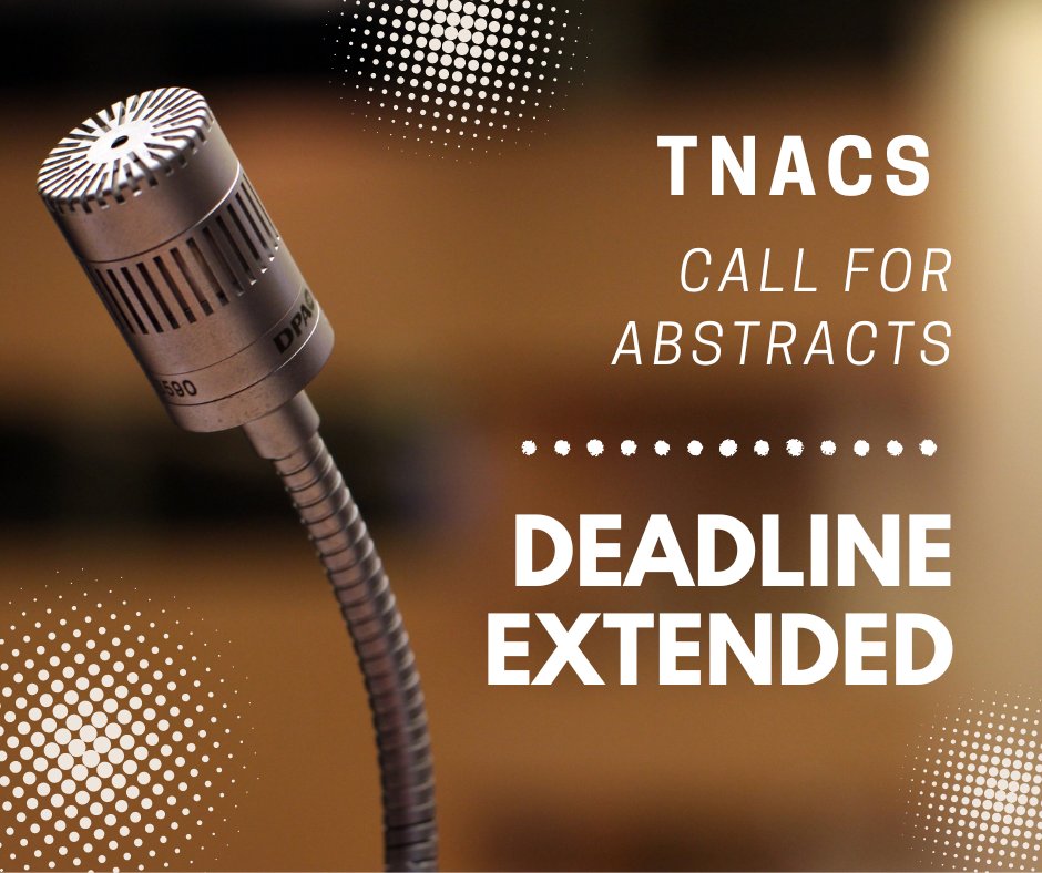 Deadline Extended to May 5, 2024! — Call for Abstracts TN Chapter, ACS 2024 Annual Meeting. Get all the details at bit.ly/4blKMxd. #TNACS
