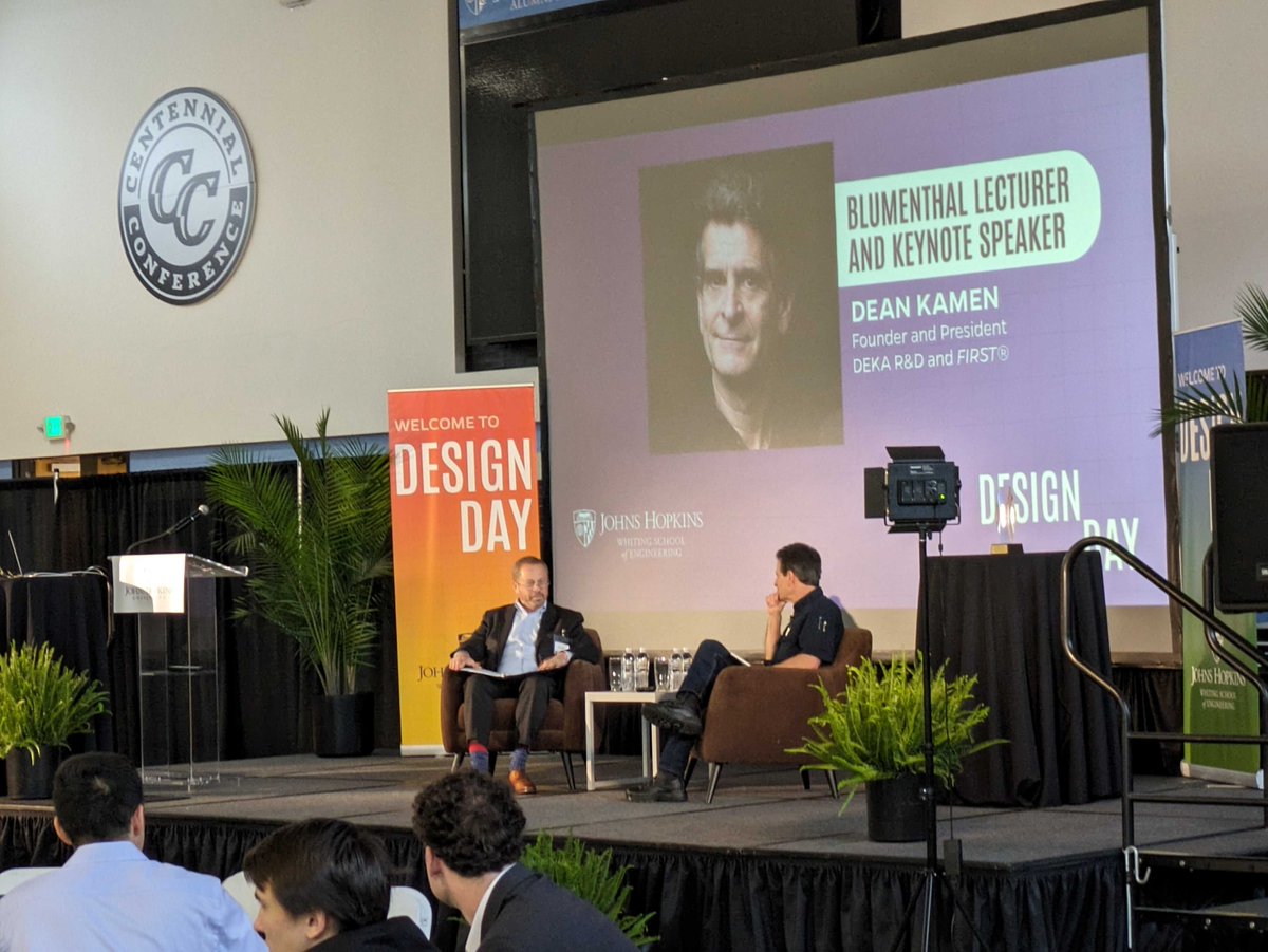 Happening NOW! Our #DesignDay24 Blumenthal Keynote Lecture with Dean Kamen. Watch live: wse.zoom.us/j/93686811288