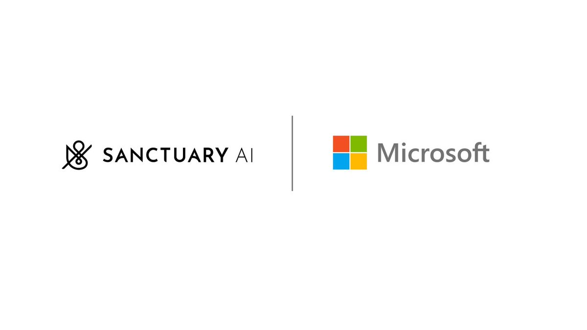 MSFTResearch's tweet photo. We're excited to work with Sanctuary AI to advance embodied AI &amp; robotics research to help customers across industries. Our collaboration will evaluate model performance, efficiency &amp; planning capabilities, with Microsoft Azure powering their AI workloads. https://t.co/2WDv0hjx4M https://t.co/8UtULE340r