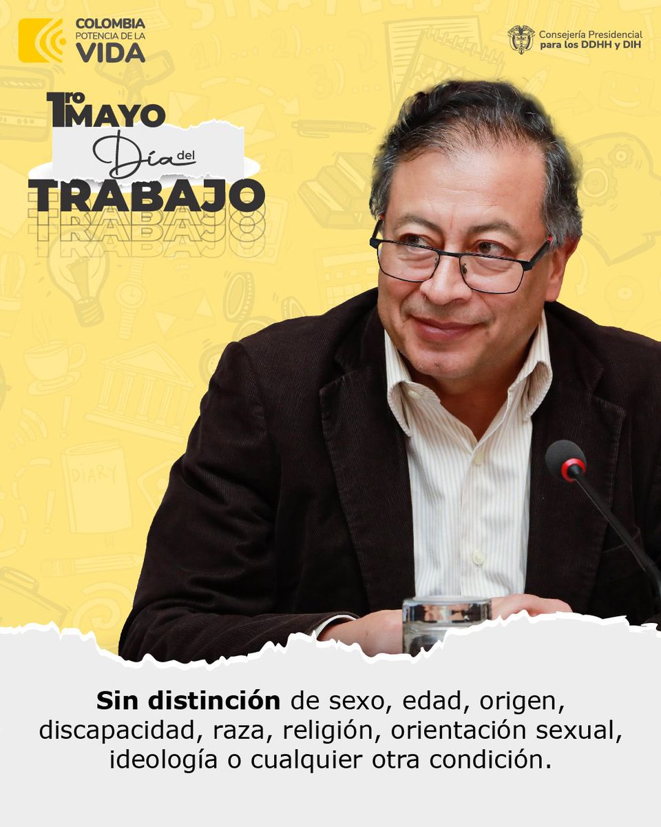 “Pedir unos criterios de mayor dignificación del trabajo no es absurdo. Tiene que ver con construir una sociedad más igualitaria, más justa, más pacífica, más productiva y por lo tanto, arrojará más ganancias al país”, Presidente @petrogustavo #ElCambioEsConDerechos