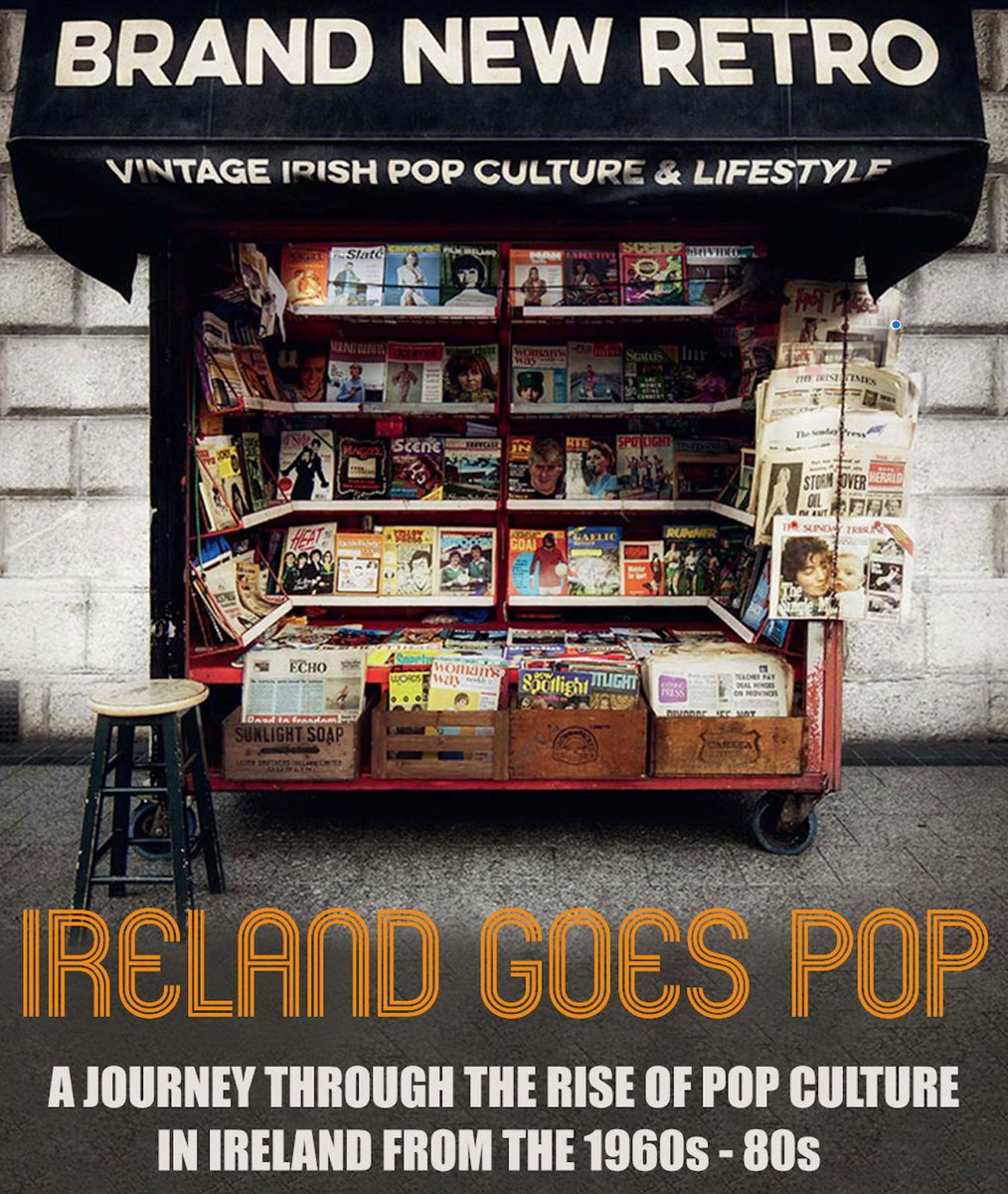 IRELAND GOES POP✨ Brian McMahon and Sinead Kenny from @brandnewretro bring their entertaining live show Ireland Goes Pop to The Circular on Friday 10th May as part of Culture Date with Dublin 8 at @thecirculardublin 💙 The show looks at how insular Ireland fell under the spell…