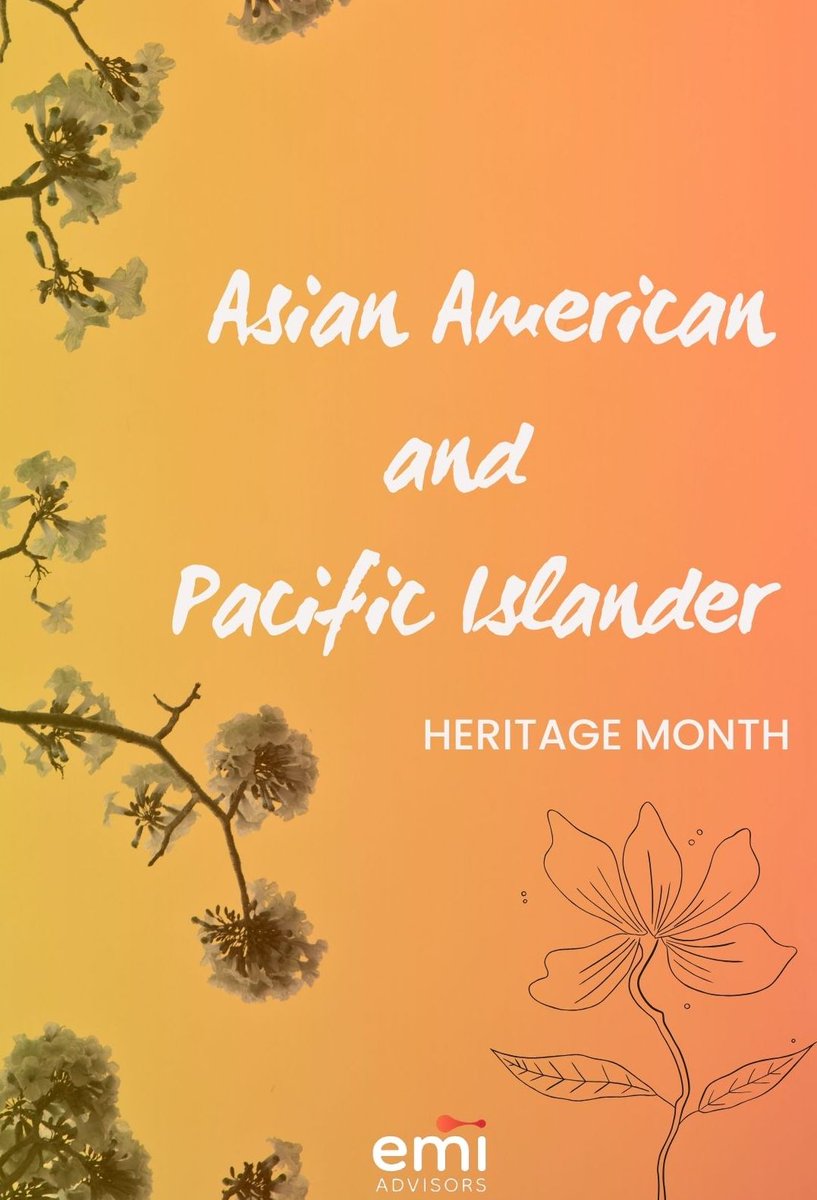 Happy Asian Pacific American Heritage Month! 🎉

Let's celebrate Asian Americans and Pacific Islanders and applaud their rich contributions to our history and culture. #APAHM