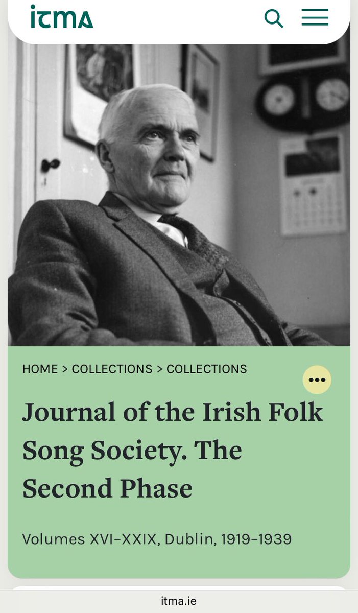 Great context here from Nicholas Carolan; GRMMA @ITMADublin for digitising the publications & providing this insightful narrative with them itma.ie/collections/jo… UCD student Veronica Kennedy illustrated some of O’Sullivan’s 1950s lectures by singing songs #taighde 🤓