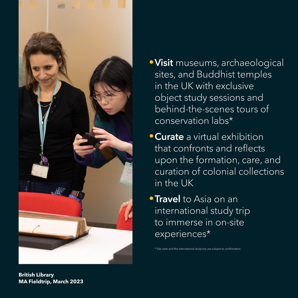Our exciting 12-month MA Art History and Conservation of Buddhist Heritage is unique in its concept and content, and harnesses the combined perspectives of art history and conservation. Find out more: courtauld.ac.uk/study/postgrad…
