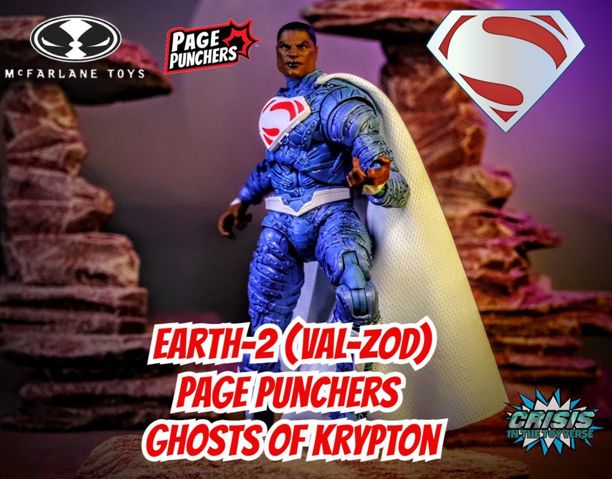 #HappyWednesday! Hang out w/@BoboFnMac as he reviews the @McFarlaneToys #GhostsOfKrypton #PagePunchers #Earth2 #ValZod #Superman Figure! #collectibles #review @DCOfficial ow.ly/Xo2o50RtBzT