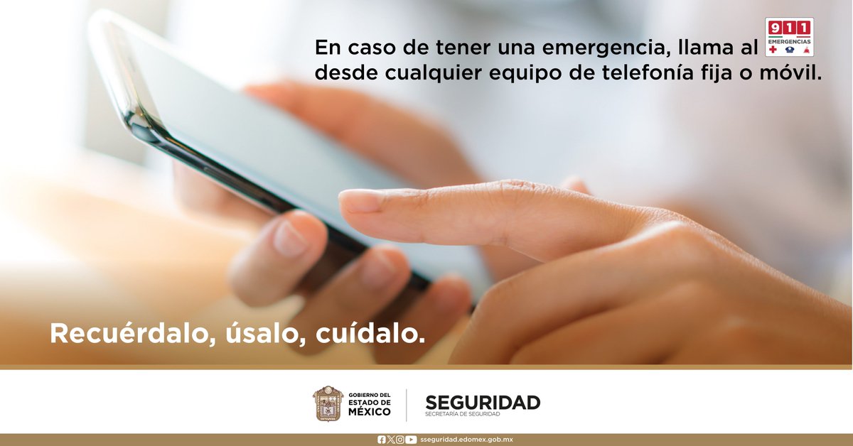 Nuestra prioridad es la seguridad de las familias mexiquenses. Desde cualquier teléfono o móvil usa el 9-1-1 y te brindaremos apoyo inmediato.

#NúmeroDeEmergencias #CuidamosDeTi