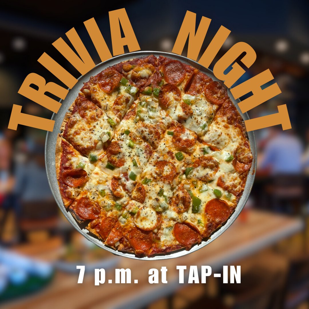It's our favorite day of the week! See you at 7, nerds 🤘

More at tapinpub.com

#tapinpub #tapin #bestofnaperville2024 #napervillepub #divebar #beer #pizza #trivianight #triviawednesdays