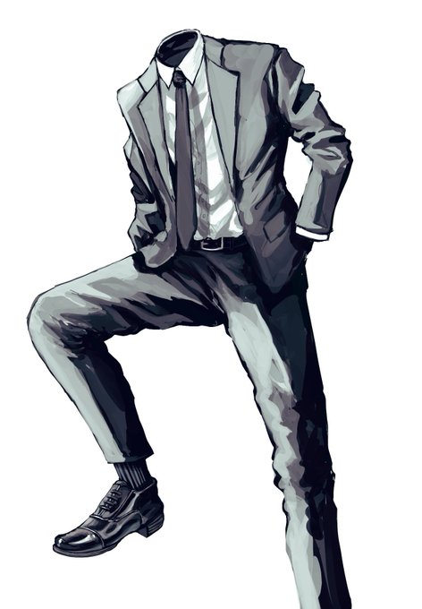 「male focus shirt tucked in」 illustration images(Latest)