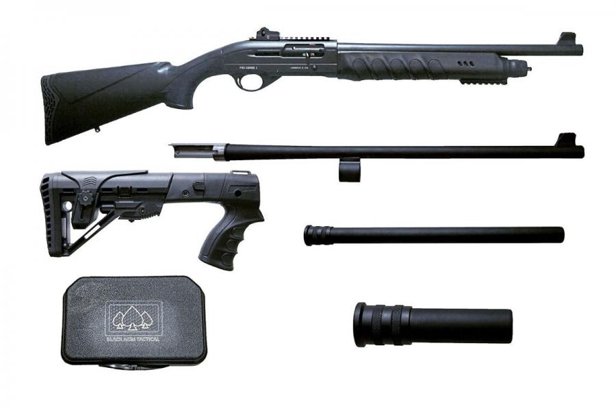 Today's Gun of the Day Today we have the Black Aces Tactical Pro Series X. wraithcustomsfirearms.com/product/black-… Chambered in 12 gauge & highly configurable. Instead of one shotgun, why not 4 for the price of one? Includes a Rolling Hard Case, 18.5' choked Barrel & 24' choked Barrel (3…