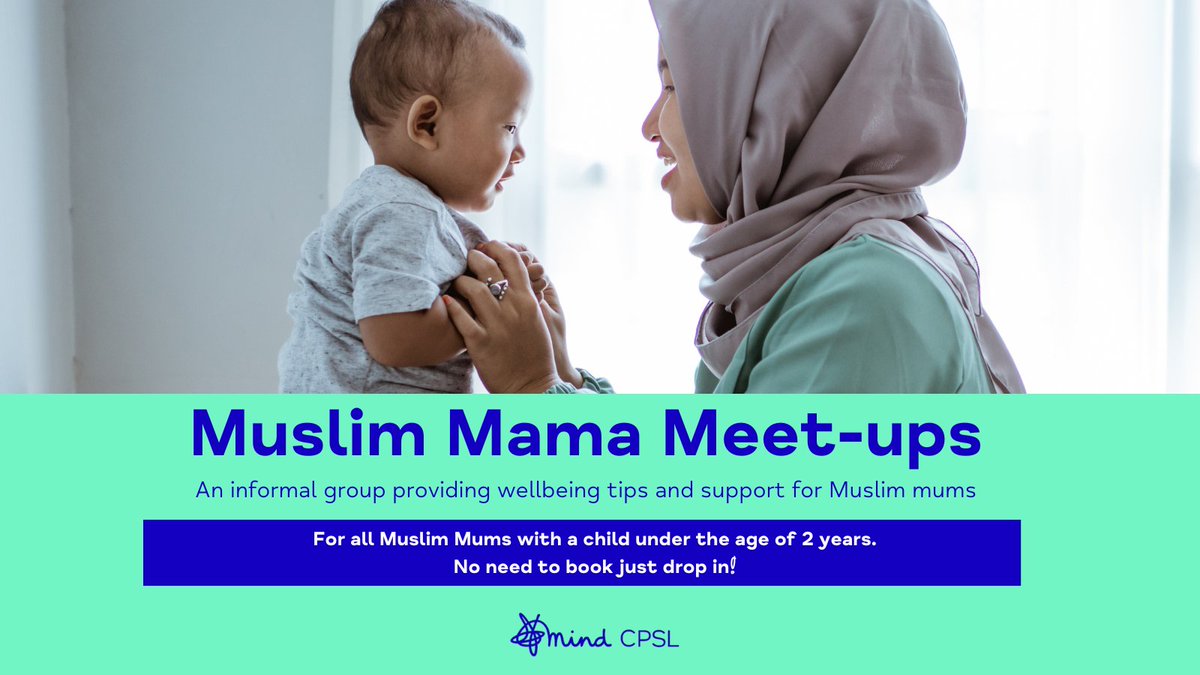 Come along and join us for our Muslim Mama meet-ups. These informal sessions focus on hopes and expectations of motherhood, self-care, building self-esteem, and how to keep ourselves active. To find out more, visit ow.ly/UGCU50R925O