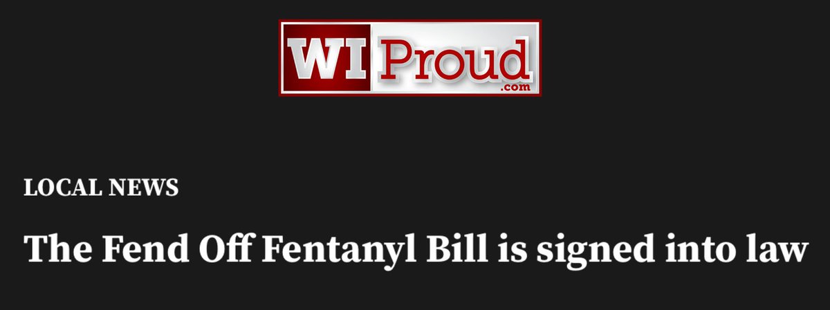 No parent should have to lose a child to fentanyl poisoning or a drug overdose. Sadly, too many Wisconsin parents know the feeling. Last week, we took a critical step forward in tackling this crisis and saving lives by signing my bipartisan FEND Off Fentanyl Act into law.