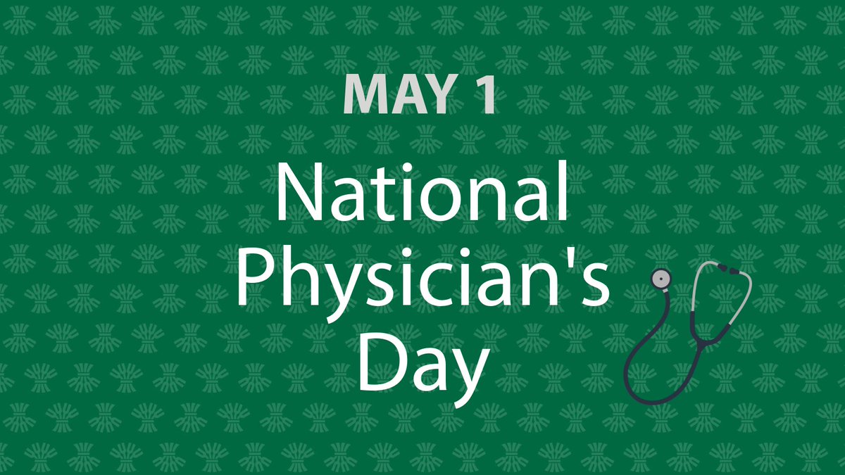 Happy National Physician’s Day from the College of Medicine! Thank you to the hardworking physicians who serve our communities and help foster the next generation of practitioners through their important work in our college. #USask #USaskMed #NationalPhysiciansDay