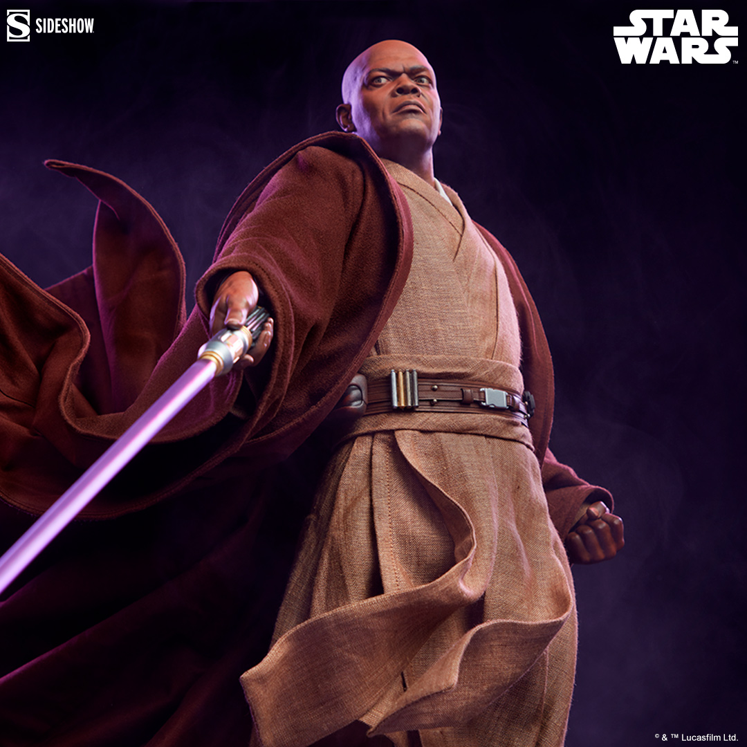 side.show/axktc This Jedi Master demonstrates strength and focus. Sideshow presents the Mace Windu™ Premium Format™ Figure, part of our STAR WARS™ collection. With light up Lightsaber™, this statue will be available for pre-order soon! #StarWars #RevengeOfTheSith