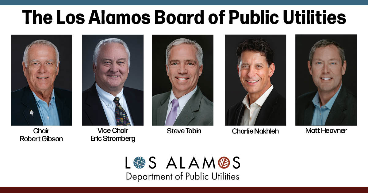 DPU is community owned so please attend tonight's BPU work session at 5:30. 
Agenda:
- Presentation by the Los Alamos High School Eco Club
- Chromium Plume update from NMED
- Strategic discussion on power purchase agreements
#CommunityOwned 
ladpu.com/BPULiveProceed…