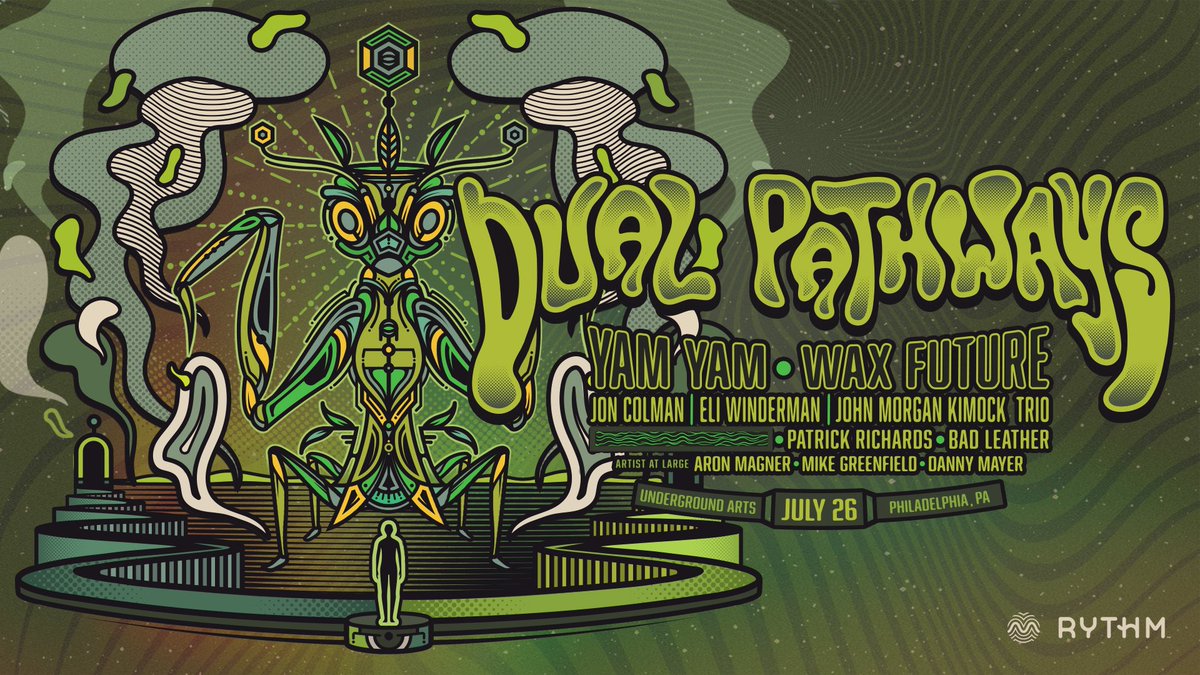 Presenting Dual Pathways 🐉 ⚡ a multi-stage mini-festival celebrating the best & brightest in improvised electronica happening here at Underground Arts on July 26! - Tix on sale Friday 5.3 > link.dice.fm/DualPathways24…