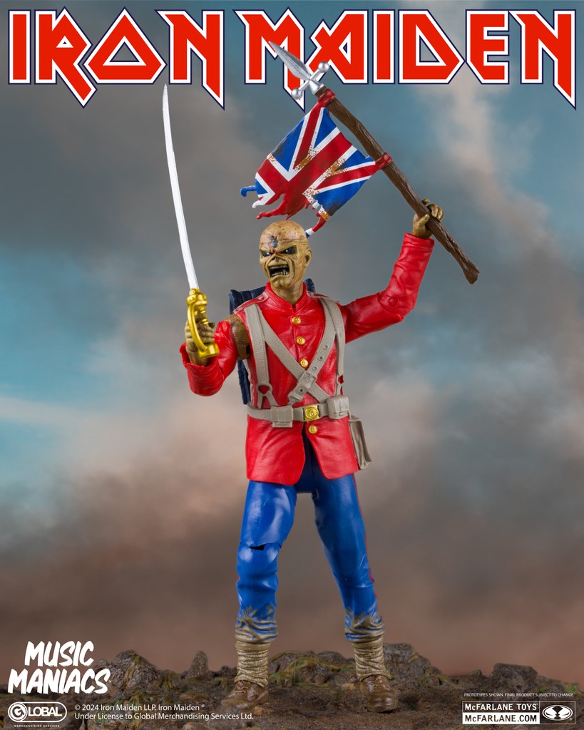 Iron Maiden's TROOPER EDDIE joins the MUSIC MANIACS lineup! 6” scale action figure launches for pre-order TODAY at select retailers. ➡️ bit.ly/TrooperEddieMM… #McFarlaneToys #MusicManiacs #IronMaiden #TrooperEddie @ironmaiden