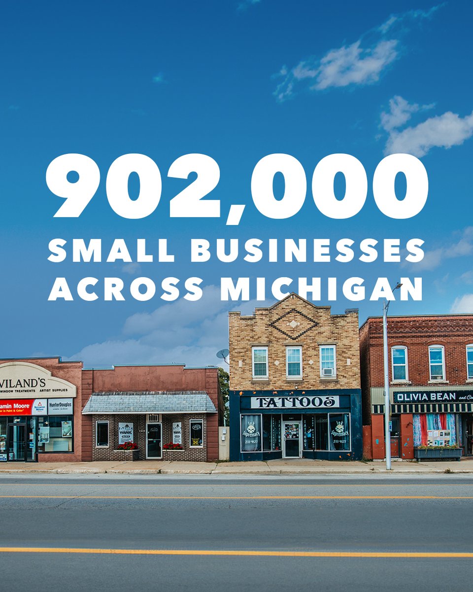More than 99% of Michigan enterprises are categorized as small businesses, with fewer than 500 employees, collectively employing 1.9M+ Michiganders. #SmallBusinessMonth puremi.ch/44oLJTo