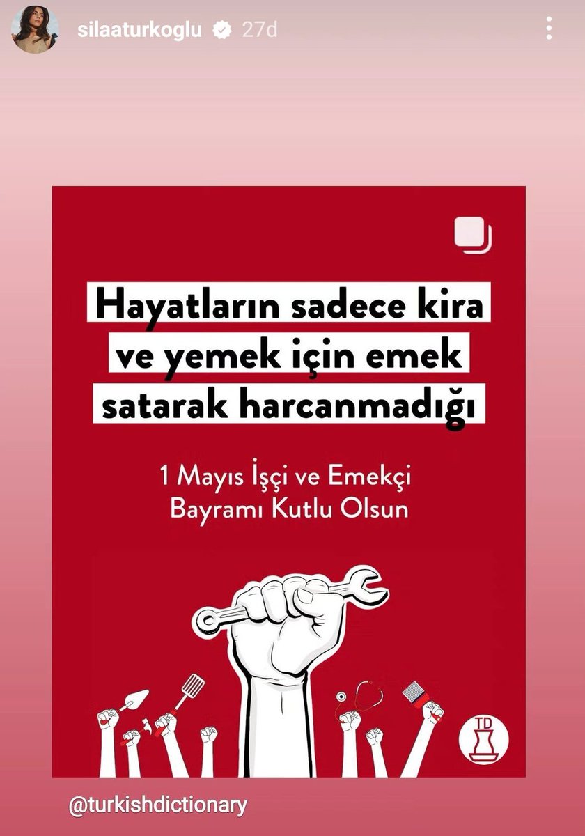 1 Mayıs İşçi ve Emekçi Bayramımız Kutlu Olsun