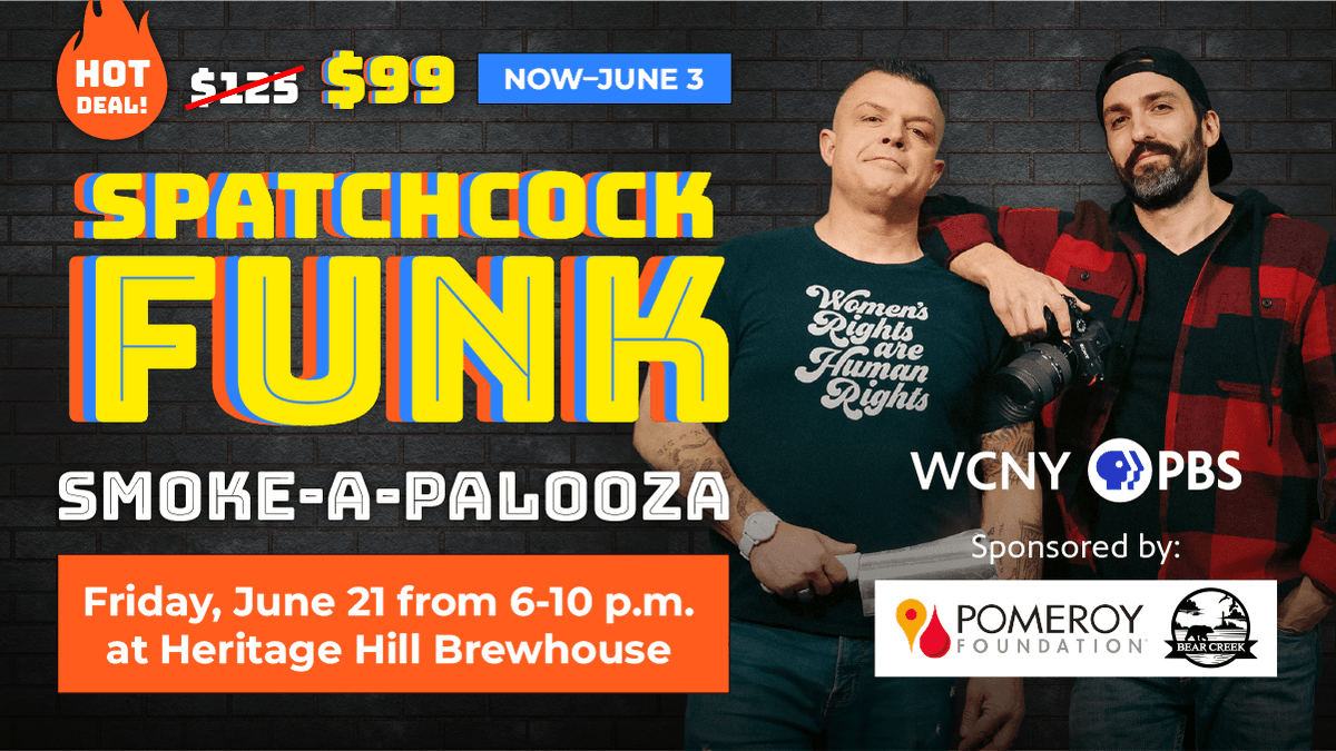 Join us on Friday, June 21 at Heritage Hill Brewhouse for meet-and-greets with the @SpatchcockFunk squad, live music from Sophistafunk, craft beers, cocktails, BBQ, cigars, raffles, and more! Grab your tickets for only $99 (reg. $125) before June 3 at bit.ly/3Wm31i4.