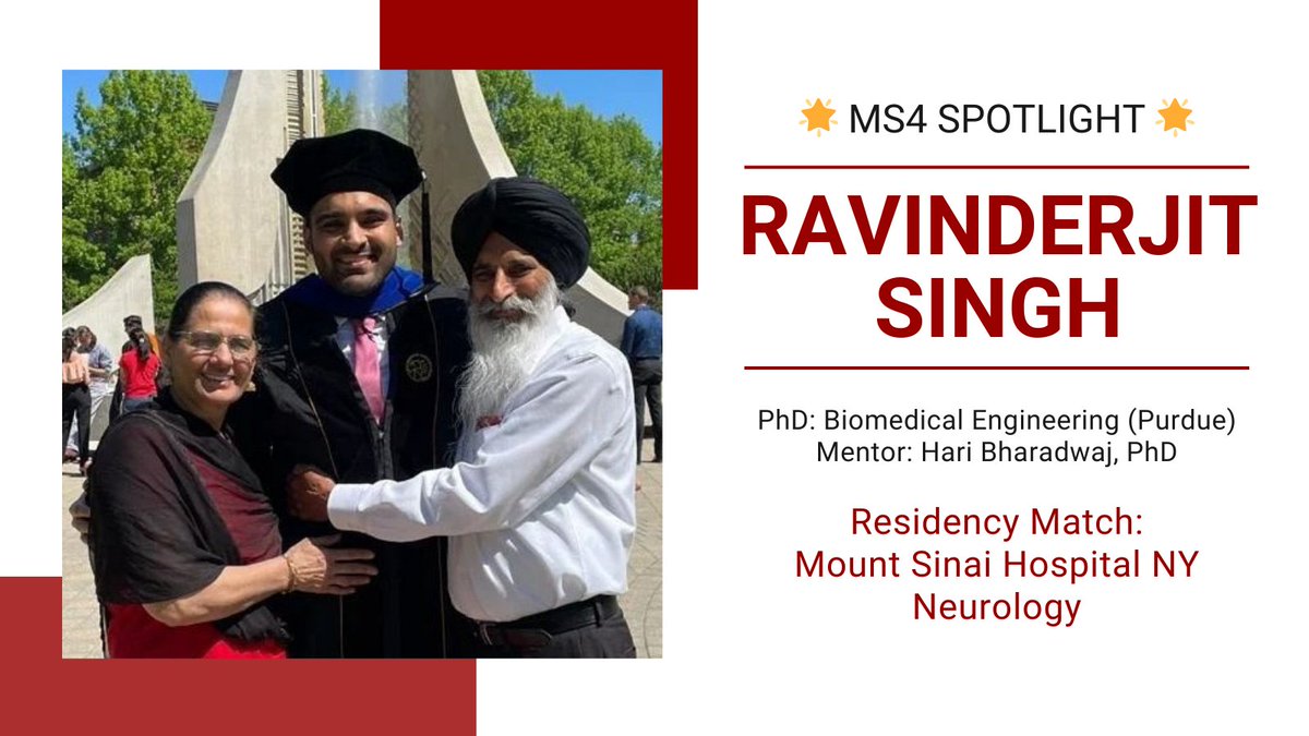 Congratulations, Ravinderjit Singh, MD, PhD! 🎉 Your hard work and dedication have led you to this incredible achievement. We're proud to have been a part of your journey. Go out there and continue to accomplish great things! 💫#IndianaMSTP #IUMedSchool #PurdueBME