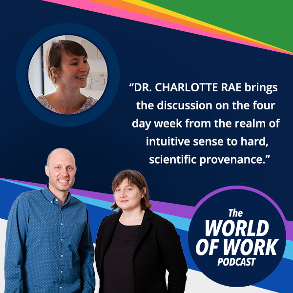 The amazing @WorldOfWork_IO podcast invited me to talk about #4dayweek & scientific evidence behind it 📈📊 Thanks @jgcarrier for such interesting questions on why a 4 day week has many multi-faceted impacts, & how its changed my own working life... worldofwork.io/2024/04/e185-t…