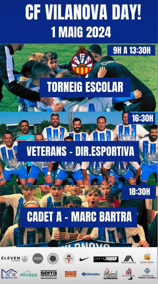 Esta mañana nuestro equipo de #Escola100x100Esport ha participado en el torneo escolar organizado por el club de fútbol Vilanova con motivo del día del club. La victoria no ha sido posible, pero hemos disfrutado mucho compartiendo juego con otros equipos.