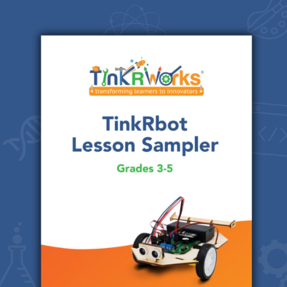 Want to learn more about TinkRbot? 🤖 Take a sneak peek at the curriculum here: hubs.li/Q02m6jkC0

#MakerEd #EdChat #STEAMproject #STEAMcurriculum #STEM #STEMteacher #ArtTeacher #EdTech #Robotics #STEAMeducation #STEAM