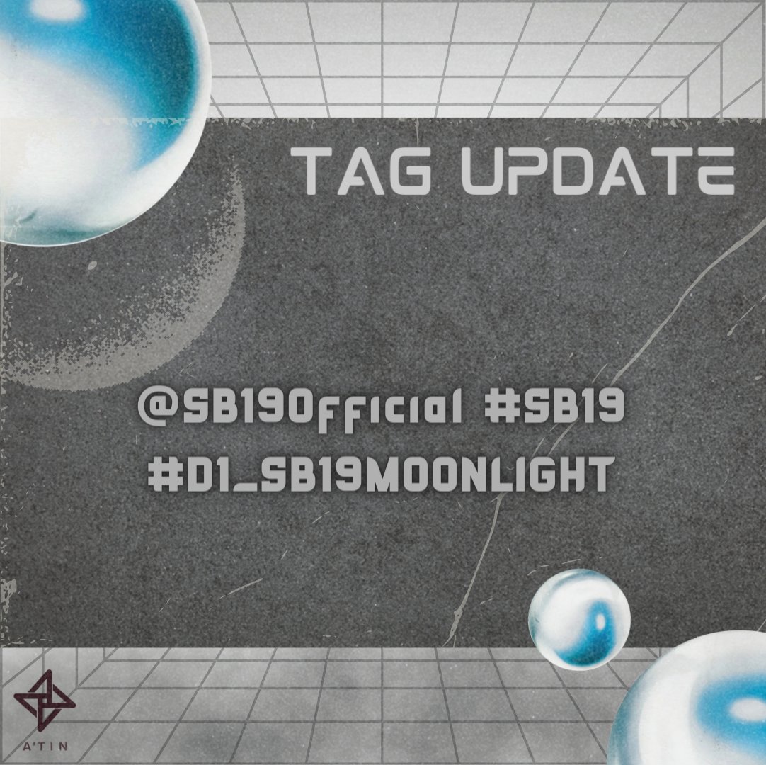 [ TAG UPDATE | 12 AM ] We're just a day away from finally hearing SB19's 'MOONLIGHT'? 😱 Our excitement is now off the roof! We surely can't wait, are you? Well then, share your excitement by using the tags below, A'TIN! UPDATED TAGS: @SB19Official #SB19 #D1_SB19MOONLIGHT