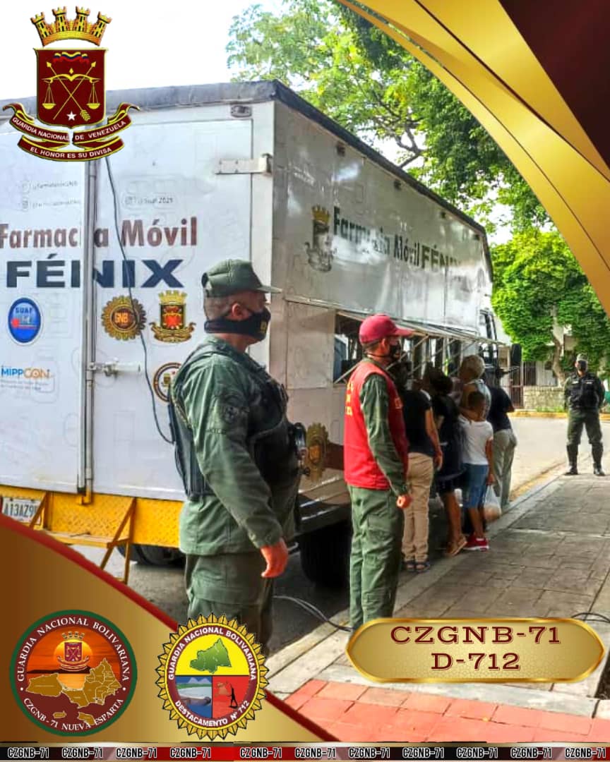 #1Mar La invicta Guardia Nacional Bolivariana les garantiza salud y bienestar al pueblo venezolano