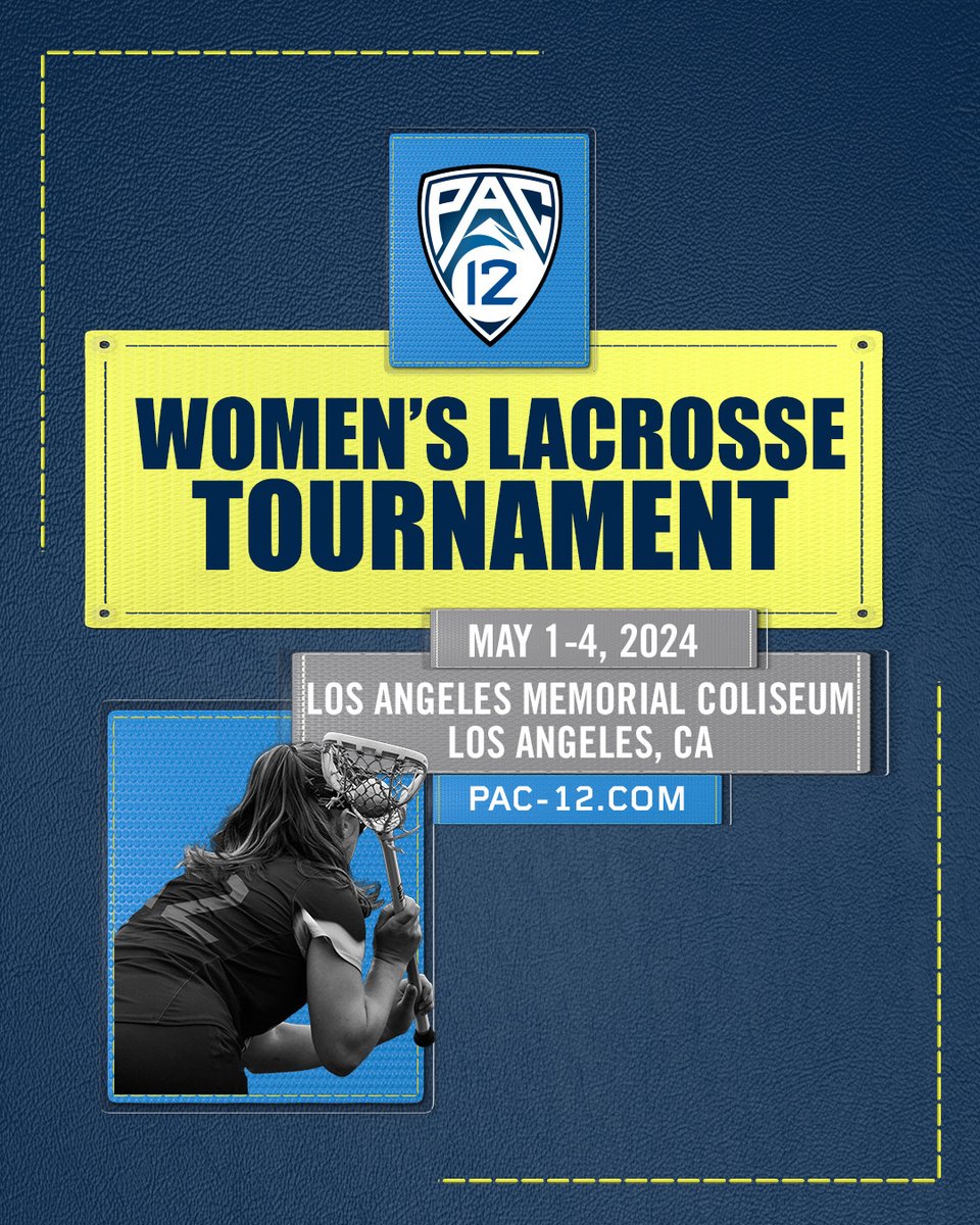 The #Pac12Lax Tournament kicks off today in Los Angeles! 🥍 📺 @Pac12Network ℹ️ pac12.me/24-WLAX-Tourney