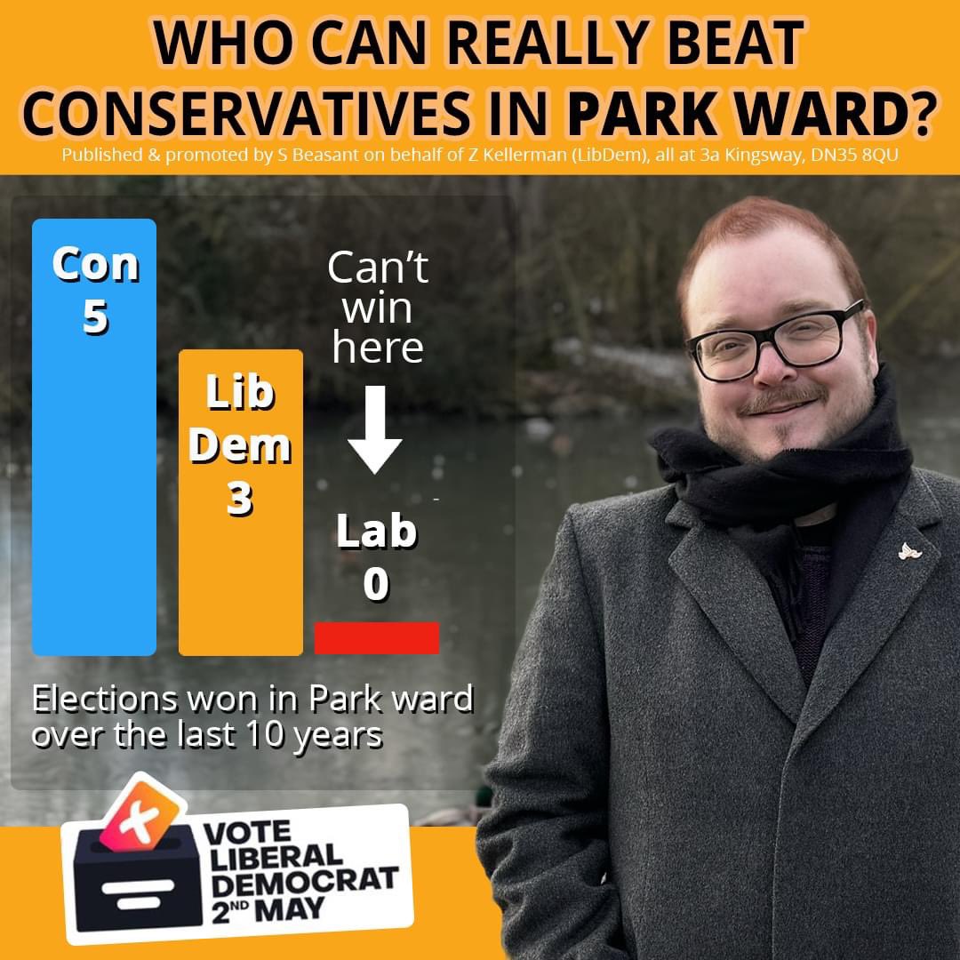 Misinformation from Labour claims they're the only ones who can beat the Conservatives in #ParkWard - but election results tell a different story. 

Labour hasn't won an election in Park in over a decade.

Don't let Labour blow it again! #VoteLibDems this Thursday!