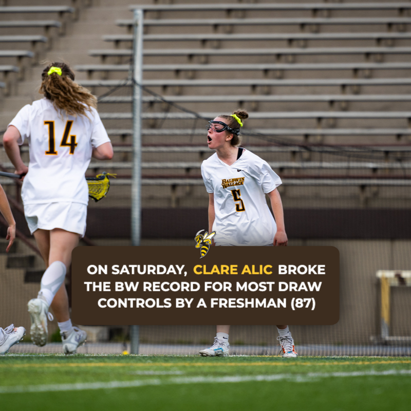 Clare Alic does it all 🫡 #BWGrit | @bw_wlax