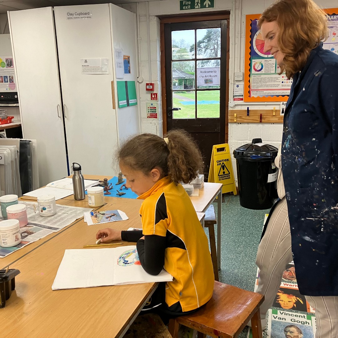 Year 4 are working on some Matisse inspired art based on the shapes and forms of the St Hilary's gymnastic squad! #StHilarysSchool #LifeAtStHilarys #PrepSchoolArt #PrepSchoolSurrey