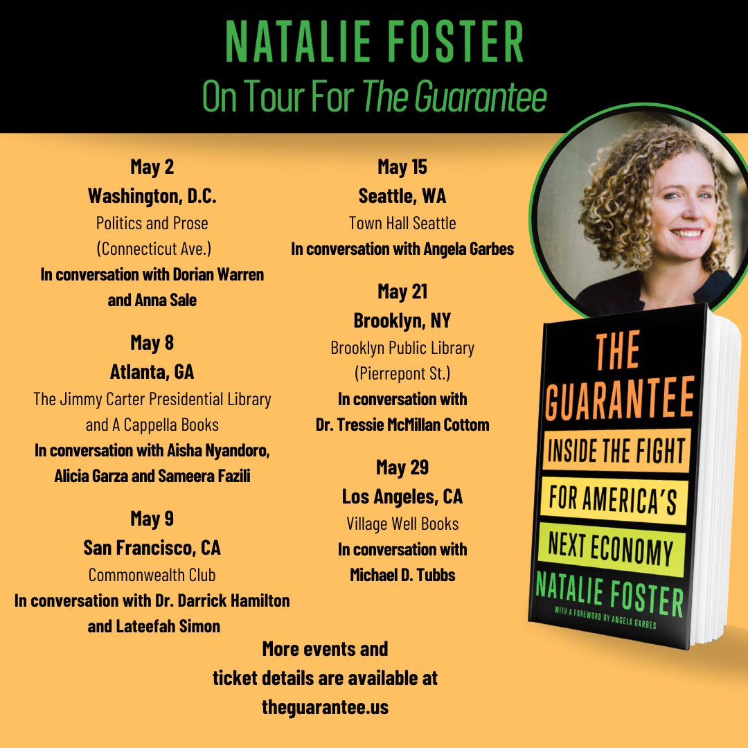 In 'The Guarantee,' @nataliefoster explores the promises of the American dream as essential guarantees from our governments and societies. From housing to healthcare and guaranteed income, Foster's insights offer a roadmap for a new economy! #TheGuarentee…