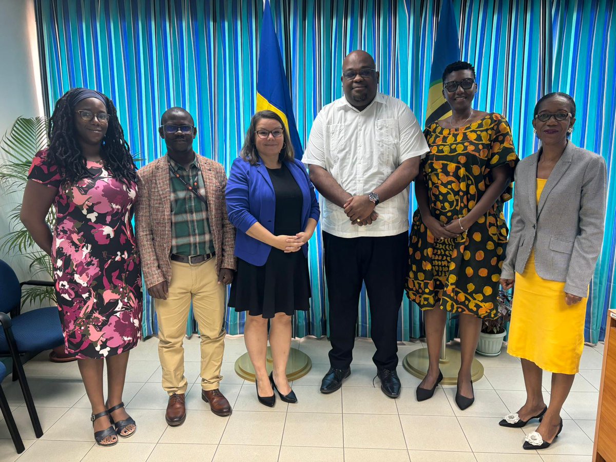 Fruitful dialogue with Minister Chad Blackman and our #Barbados team! Discussed #CPD57 as well as exciting opportunities for expanding data initiatives in Barbados, the Eastern Caribbean, and beyond, with invaluable support from @JointSDGFund. Excited for what's ahead!