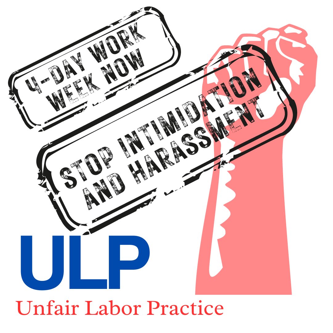This May Day, let management know  you won’t stand for retaliation! With new Zoom pics for the occasion, our unit reminded the organization of the Unfair Labor Practices complaint we filed when they took away our 4-day work week. 

Love and solidarity to all workers – keep going!