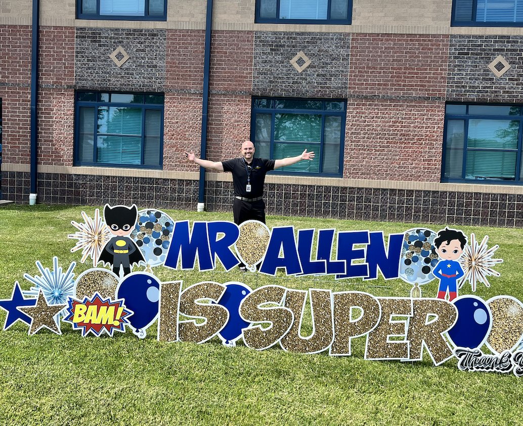 Happy Principal's Day to our Boss!! Thank you for all you do! We are truly #BlessedtobeBlue #decaturproud @CoachAcAllen