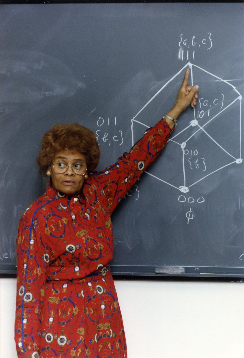 Happy birthday to pioneer mathematician and computer scientist Evelyn Boyd Granville, born #OnThisDay in 1924. 🎂 Granville was the second Black woman to receive a doctoral degree in mathematics from an American University. #OTD #TodayInHistory