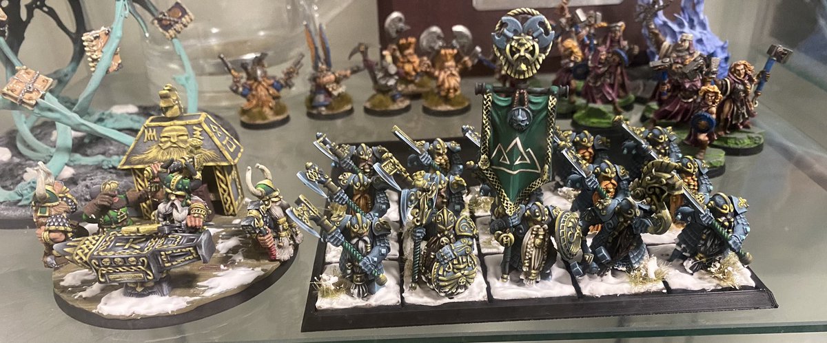 jennings_toby's tweet photo. @warhammer Continue with the Dwarfs ready for when the book is released. https://t.co/lyN3epQM3F