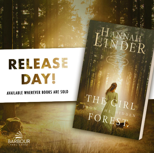 Woohoo! Happy book birthday to Hannah Linder on the release of her new book, The Girl from the Hidden Forest. I'll be sharing my review soon. 
#releaseday #christianfiction #thegirlfromthehiddenforest #happybookbirthday