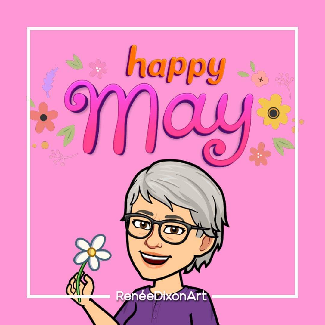 Happy May!! 🌷

How is everyone spending this month??

#May #FirstDayOfMay #RenéeDixonArt #LowVision #LowVisionArtist #VisuallyImpaired