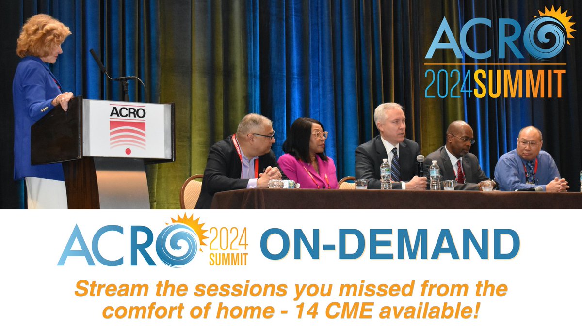 #ACRO2024 On-Demand is now available! Stream the sessions you missed from the comfort of home and earn 14 CME. Log-in for a member discount - residents & med students pay just $99: acro.org/store/viewprod…