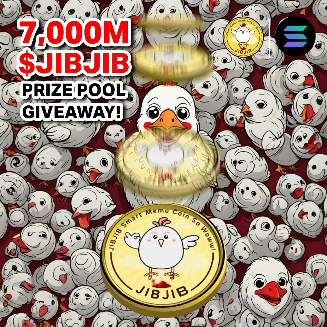 🎁Become a member of the JIBJIB Community on Telegram.
Win 7,000M $JIBJIB prize pool, 5,000 winners, Very simply by joining the JIBJIB Community telegram group. 

📌Rules
- Like &amp; RT this post
- Join JIBJIB on Telegram : t.me/jibjibCommunity
- Fill this form :