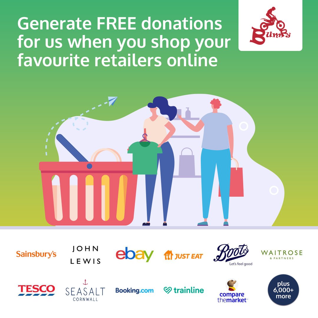 Sprucing up the garden? Generate free donations for us on everything you need with @giveasyoulive!

💸 It's free
📱 There's a handy app
🛍️ There are over 6,000 stores!

> vist.ly/34r57