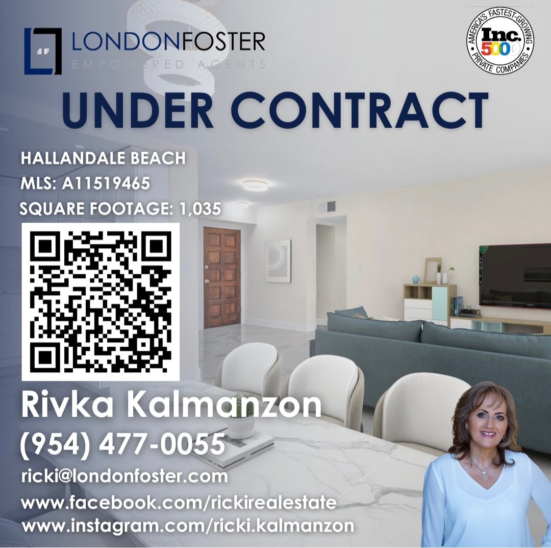 Proud to advertise that mu listing is under contract.
#listingspecialist #undercontract #condominium #condoforsale #miami #realestate #realestateagent #realestateinvesting #realtorlife #realtor® #sellers #buyerspecialist #buyers #buyeragent #investinrealestate #investmentincome