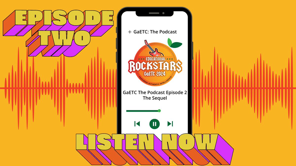 🎙 New Podcast Episode Released! In episode 2, Dr. Lee Green and Clint Winter announce our #GaETC24 headliner, aka conference Keynote, and keep you posted about important dates. Listen now and stay informed! 🎧