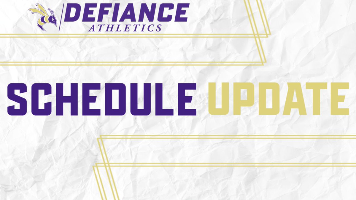 Today's baseball and softball games have been postponed. DC softball's conference doubleheader vs. Manchester will be made up tomorrow afternoon at The Sal. Baseball's makeup date vs. ONU is TBD.