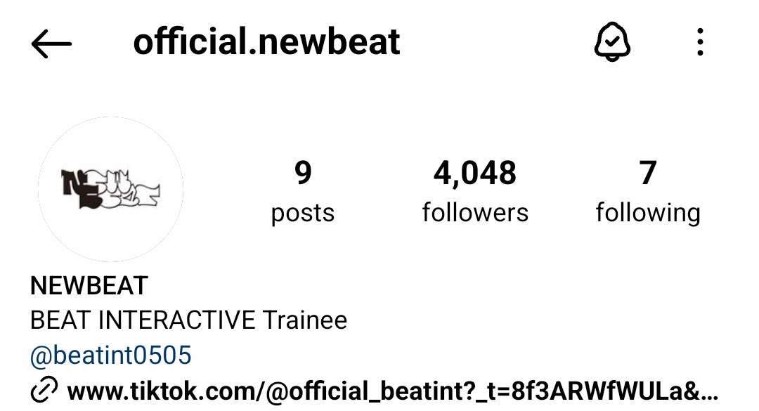 Daily Newbeat Instagram followers check until I decide not to cuz I gotta see something (01/05/24)